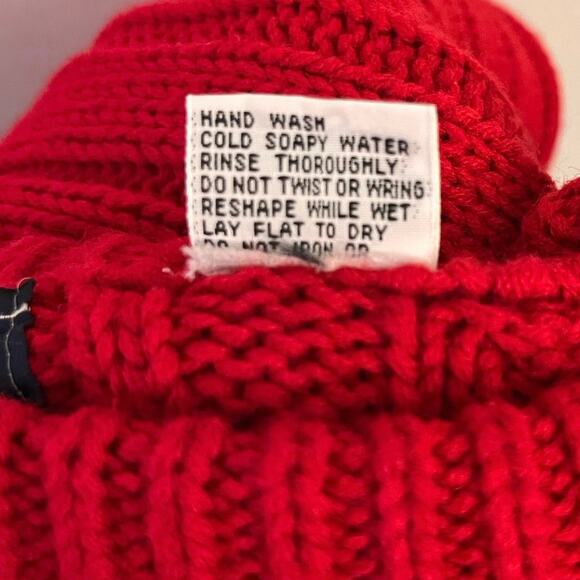 Vintage Sweater Size M JCPenney Men Store Red Geometric Weave - Picture 4 of 7